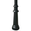 Lewiston No. 8 Fits 3 In. Od Pole Fluted Base FLU-BAS8